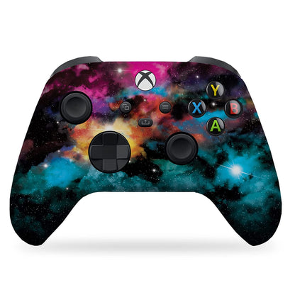 Galaxy Custom Wireless X-Box Controller for X-Box One/X-Box Series X/S by  | Expertly Customized in the USA with Permanent Hydro-Dip Printing (Not Just a Skin) (Modded)